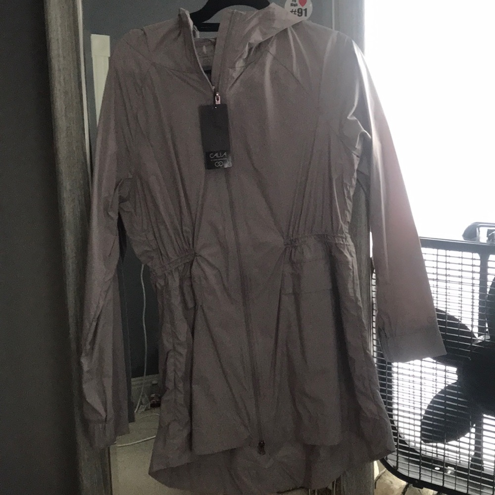 - Calia “Gull Gray” rain jacket by Carrie Un…
